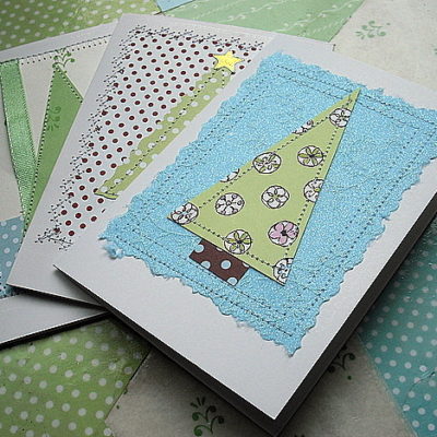 Stitched Christmas Cards