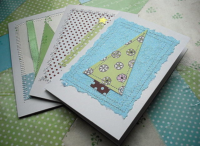 Stitched Christmas Cards