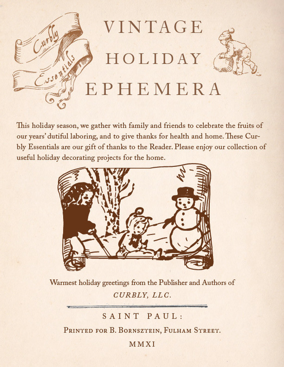 Vintage Holiday Ephemera Download