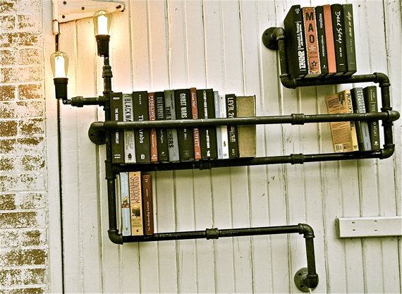 Bookshelf Industrial Lighting Level 3