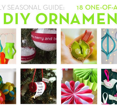 18 DIY Ornaments Roundup