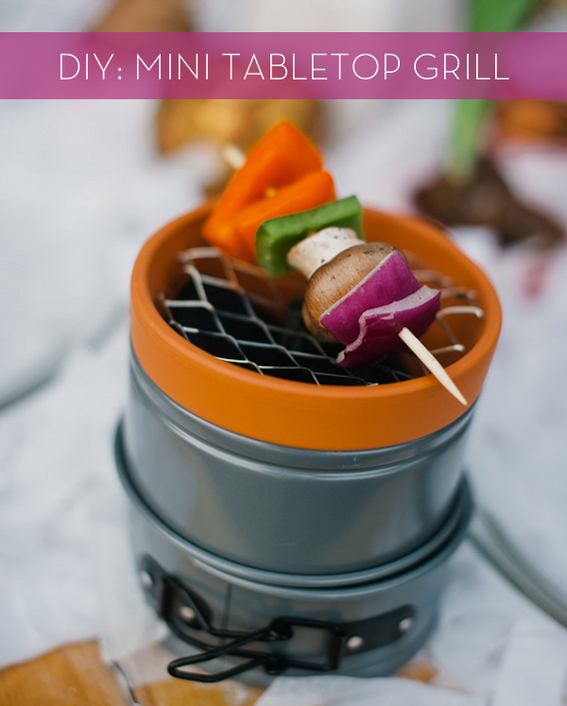 How To Make A Diy Mini Tabletop Grill