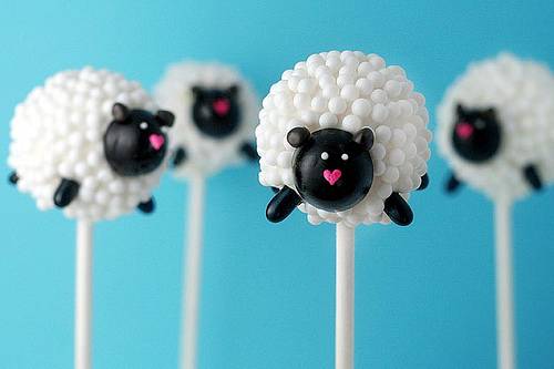 Sheep Cake Pops