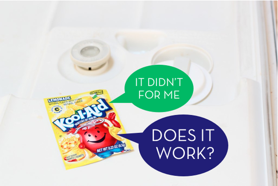 using kool aid to clean dishwasher - does it work?