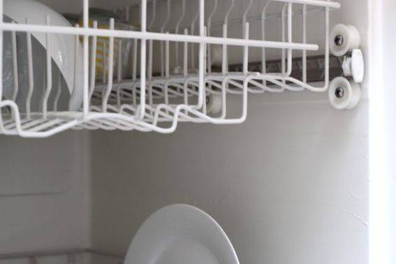 clean dishwasher interior