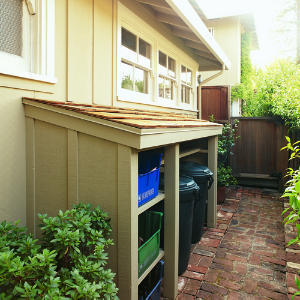 DIY ideas to reorganize the recycle bins.