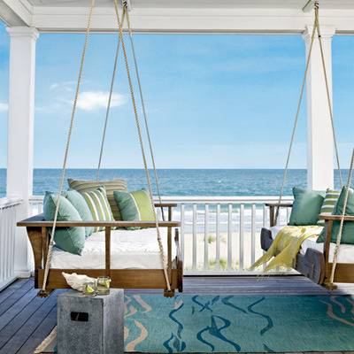 beach front porch