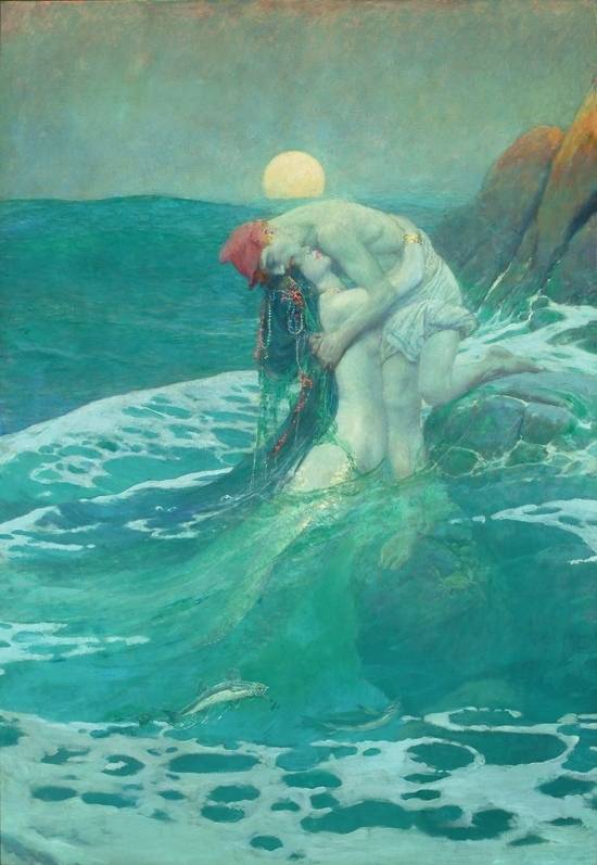 Art - Painting - Seascape - The-Mermaid