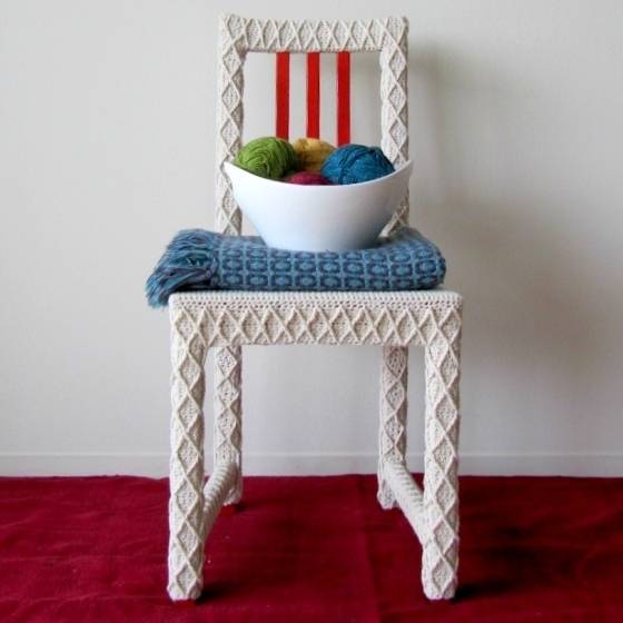 IKEA yarn dye chair DIY ideas to try.