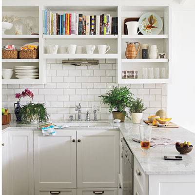 Small Modern White Kitchen