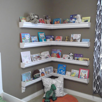 DIY book shelves