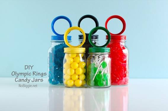 Edible and classy Olympic art ideas.