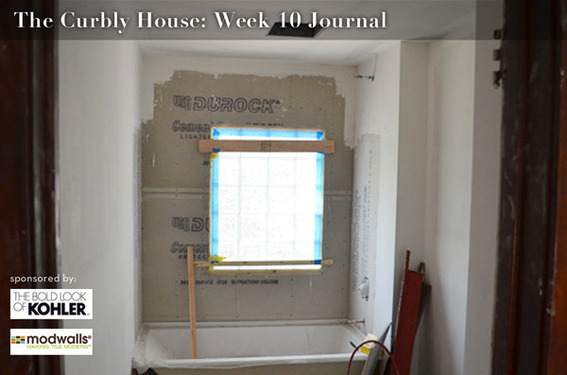Curbly House Journal: Week 10 - finishing the bathroom