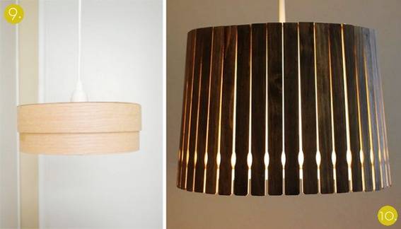 10 Diy Wooden Lampshade Tutorials, How To Make A Wood Lamp Shade