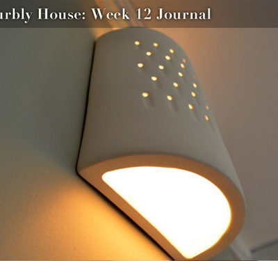 The Curbly House Week 12 Journal: Turning on the lights