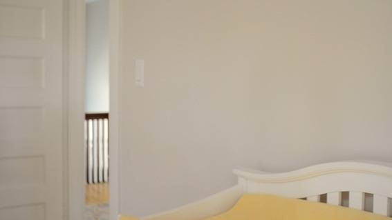 Creamy white color paint in walls.