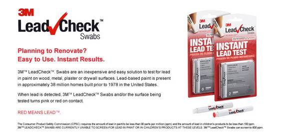 3M LeadCheck Swabs