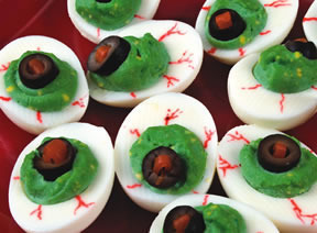 Edible Halloween Crafts - Zombie Eyes Recipe