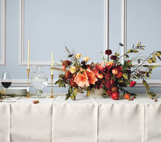 floral thanksgiving centerpiece