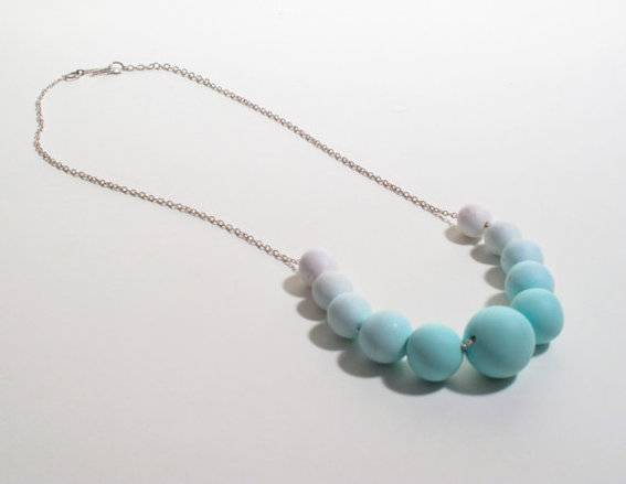 Clay Ombre Beads Necklace