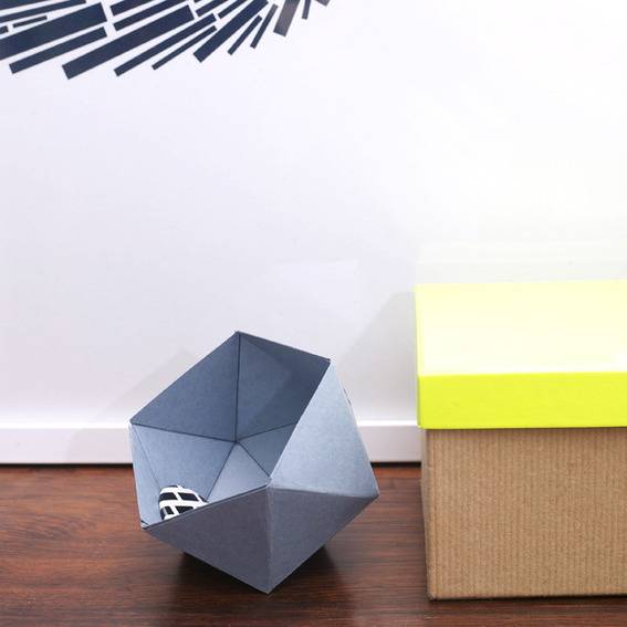 paper geoball storage container