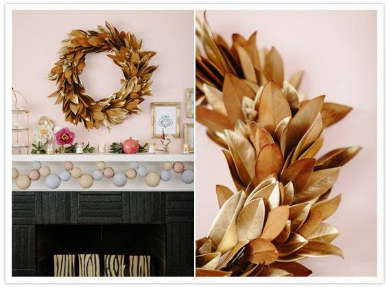 pastel and gold christmas
