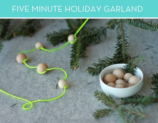 easy neon garland