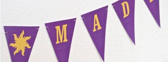 SuperMomMoments Rapunzel Bunting
