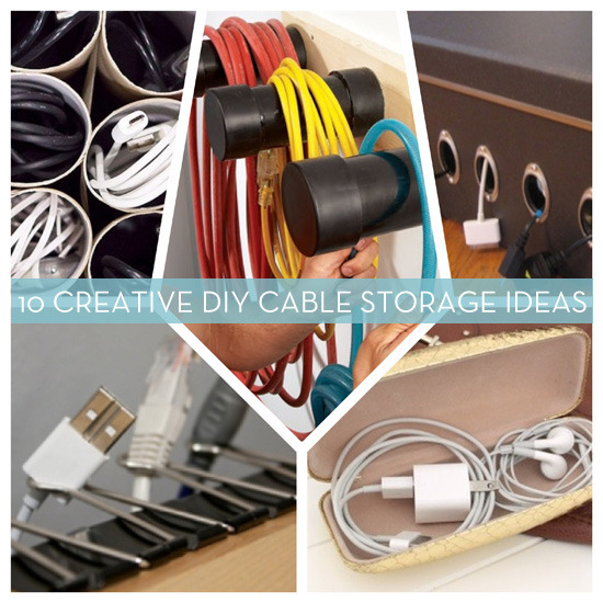 DIY Cable Organizer Ideas
