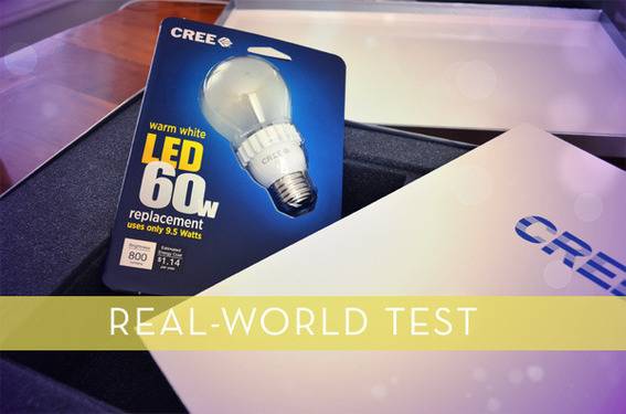 CREE LED bulb test