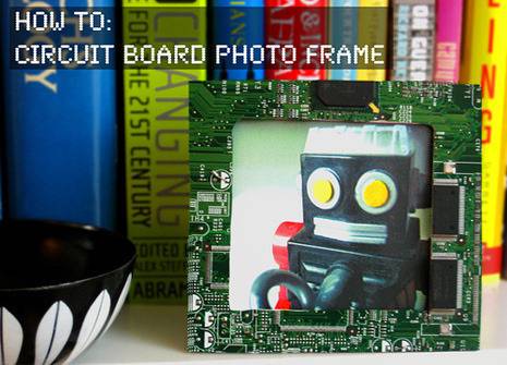 DIY Circuit Board Photo Frame