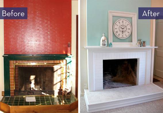 Fireplaces are shown side by side.