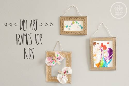 DIY Art Frames For Kids