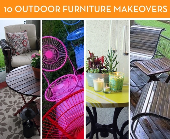 Different ways to design outdoor furniture.
