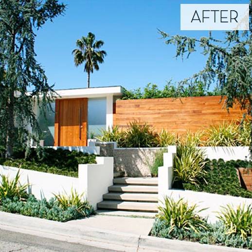 A home has been given a great curb appeal with healthy plants.