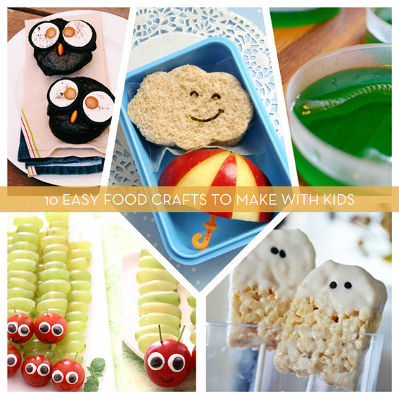 10 Easy Food Crafts To Make With Kids