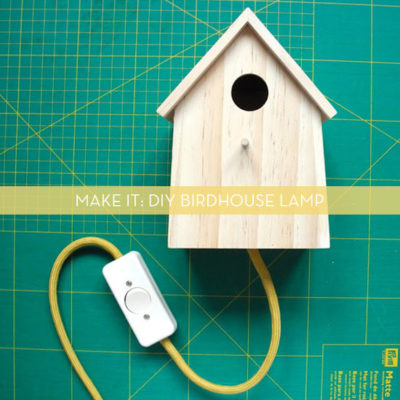 DIY Birdhouse Lamp