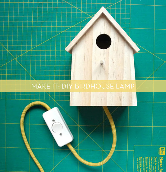 DIY Birdhouse Lamp