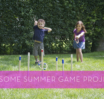 Roundup of four DIY summer outdoor game projects
