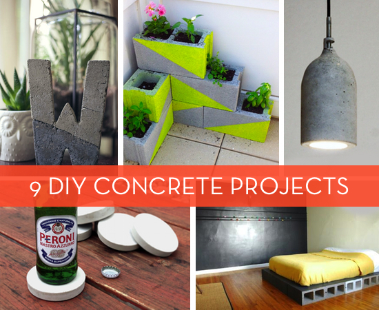 An add for DIY projects involving concrete.