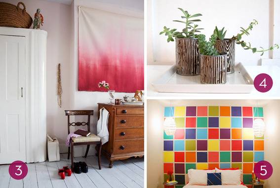 Three DIY decor projects for a dorm room.
