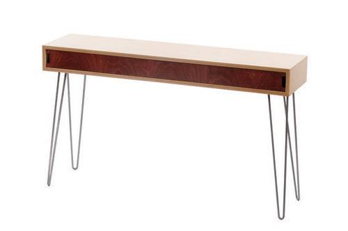 Make a DIY Mid-Century Modern Sofa Table 