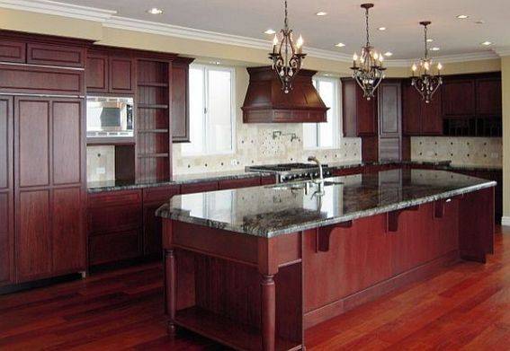 Wood Floors Match The Kitchen Cabinets, Matching Kitchen Cabinets And Flooring