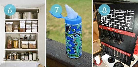 Different storage options for a kitchen being shown.