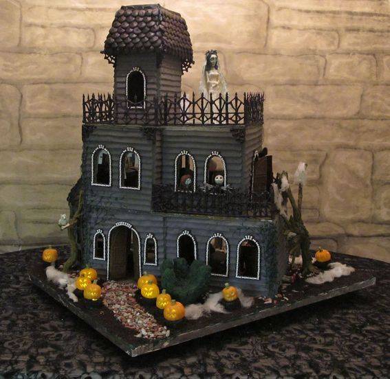 "Inspiring and attractive Haunted Gingerbread House"