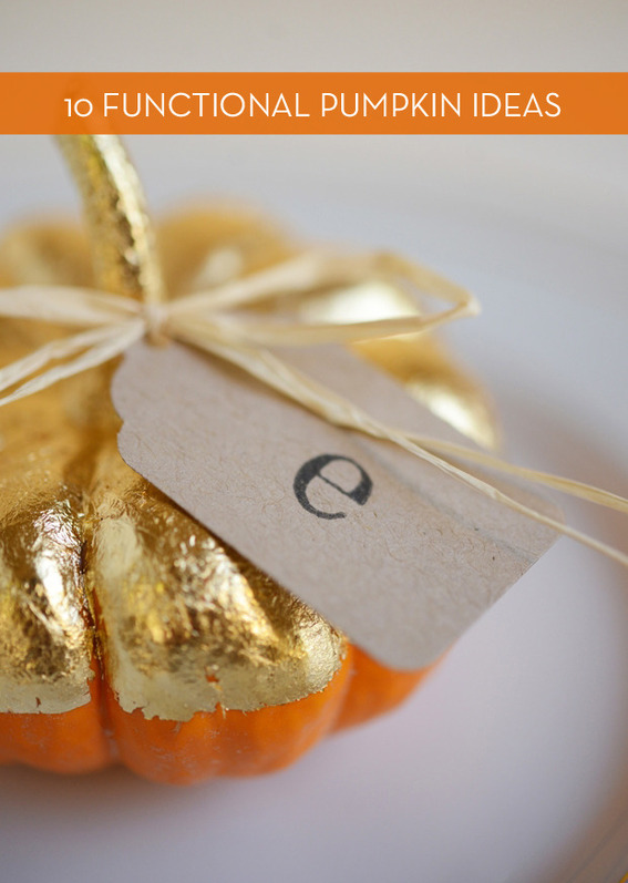 The letter e is on a gold pumpkin.