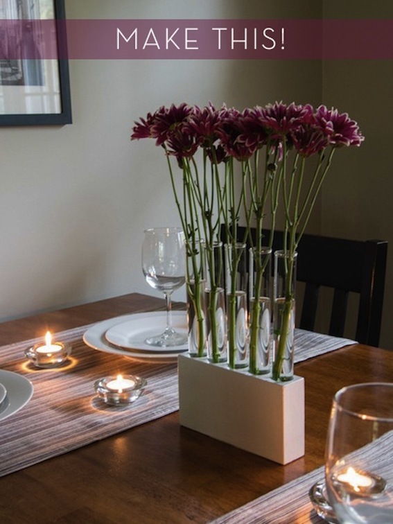Makle this simple DIY test tube vase!