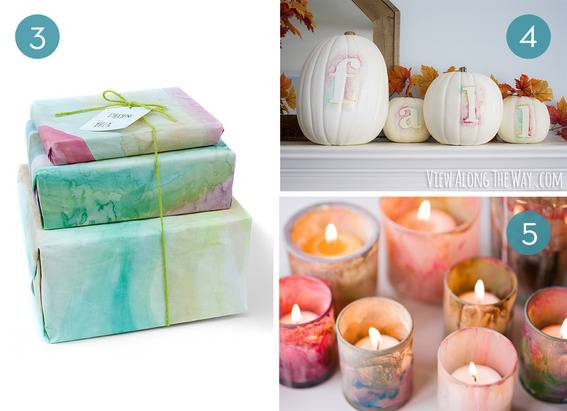 Packages and gifts are shown as DIY projects.