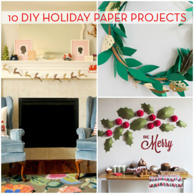 A reindeer garland on a  mantle, holly on wall, a homemade wreath ar Christmas decor.