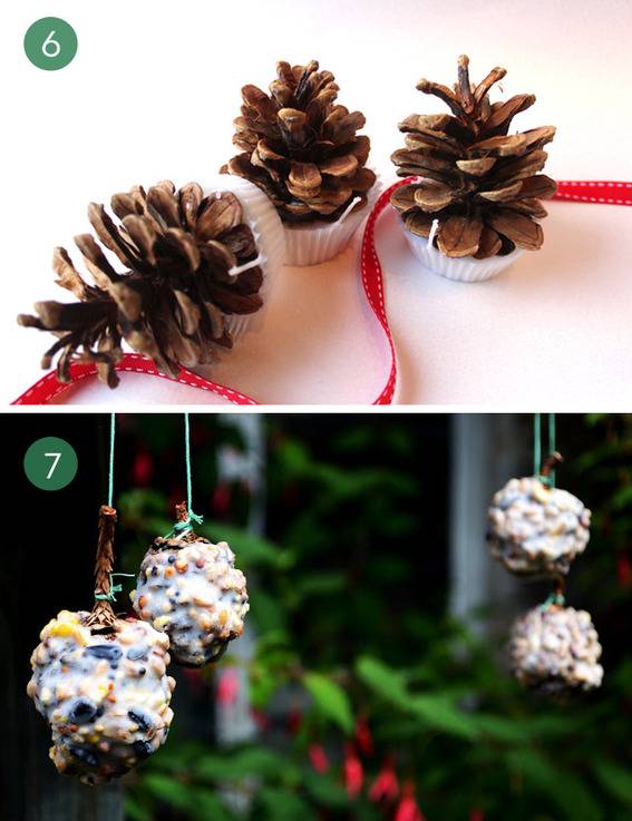 " Pinecones used for Holiday Decor"